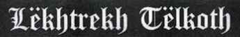 Lëkhtrekh Tëlkoth