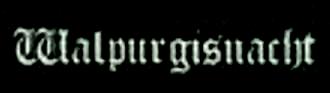 Walpurgisnacht